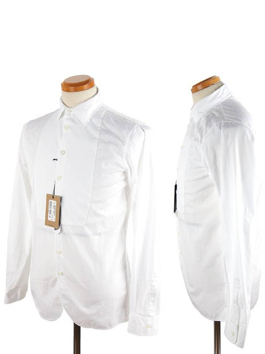 slim fit long sleeve shirt white - DSQUARED2 - BALAAN 2