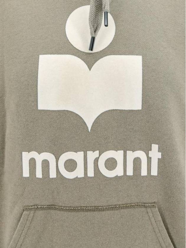 Miley Logo Hoodie Khaki - ISABEL MARANT - BALAAN 4