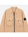 Waffen Patch Two Pocket Cotton Over Zip-Up Jacket Antique Rose - STONE ISLAND - BALAAN 3