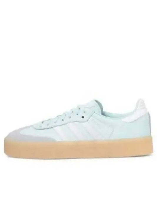 Sambae Leather Low Top Sneakers Blue - ADIDAS - BALAAN 2