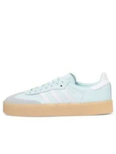 Sambae Leather Low Top Sneakers Blue - ADIDAS - BALAAN 2