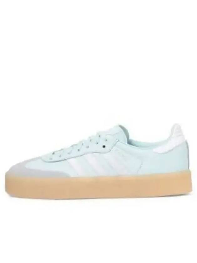 Sambae Leather Low Top Sneakers Blue - ADIDAS - BALAAN 2