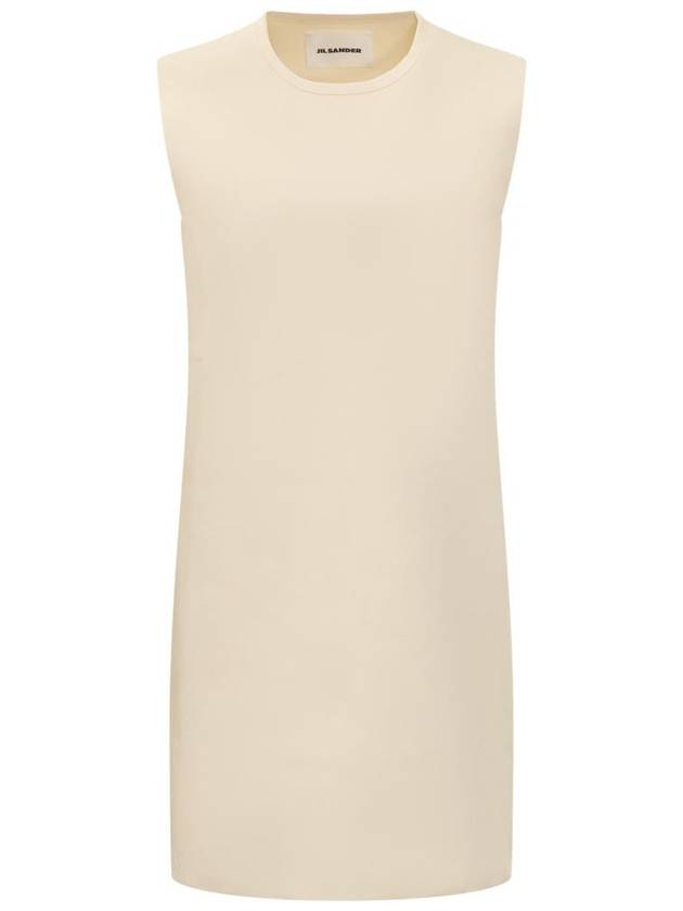 Midi Dress J02CT0356J19155 280 BEIGE - JIL SANDER - BALAAN 2