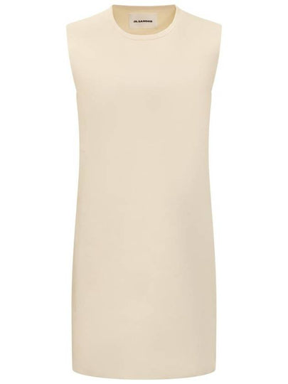 Midi Dress J02CT0356J19155 280 BEIGE - JIL SANDER - BALAAN 2