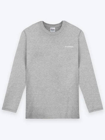 Kentas Basic Round Long Sleeve T Shirt Gray - SUPENER - BALAAN 1