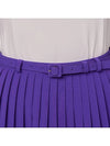 Golf Wear Uncut Belt Pleated Skirt Purple - J JANE - BALAAN 5