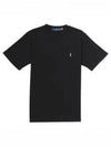 30 Points Custom Slim Soft Cotton Tee Black - POLO RALPH LAUREN - BALAAN 2