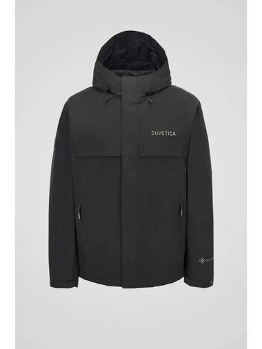 Obsidian M Black Men s Waterproof Jacket - DUVETICA - BALAAN 1