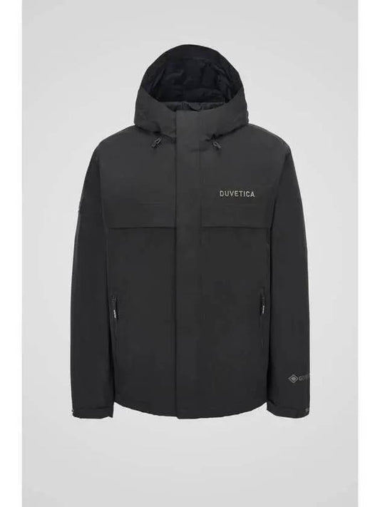 Obsidian M Black Men s Waterproof Jacket - DUVETICA - BALAAN 1