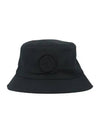 Logo Patch Bucket Hat Black - STONE ISLAND - BALAAN 2