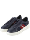 Men's Melys Leather Low Top Sneakers Navy - BALLY - BALAAN 2