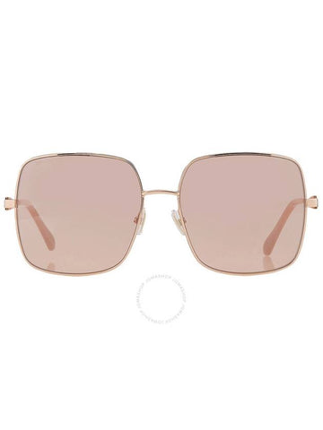 Jimmy Choo Pink Flash Silver Square Ladies Sunglasses LILI/S 0DDB/2S 58 - JIMMY CHOO - BALAAN 1