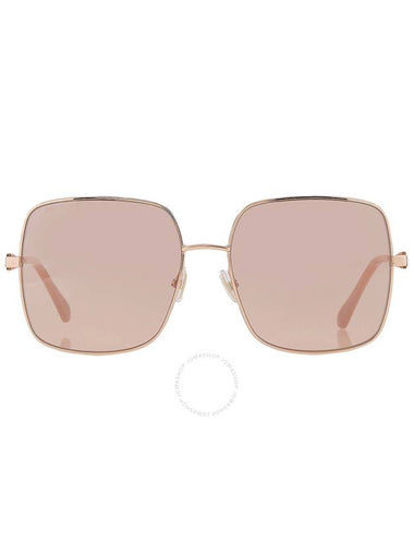 Jimmy Choo Pink Flash Silver Square Ladies Sunglasses LILI/S 0DDB/2S 58 - JIMMY CHOO - BALAAN 1