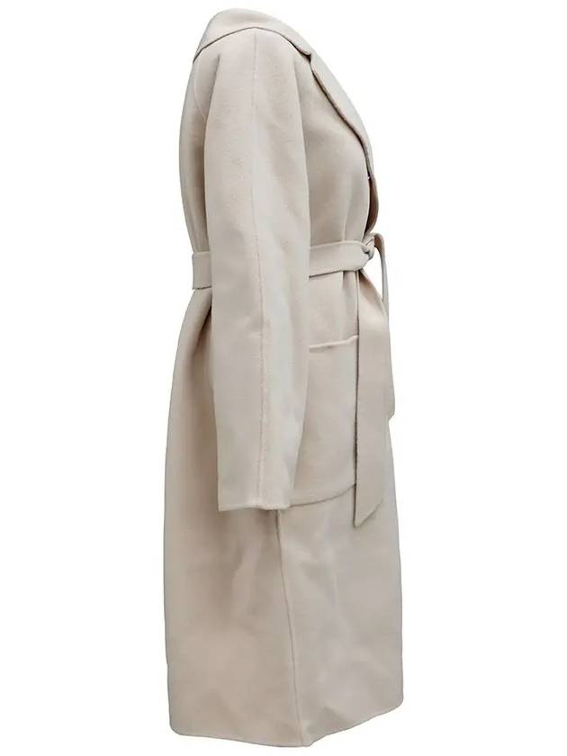 Weekend Robo Wrap Coat Wool Sand - MAX MARA - BALAAN 3