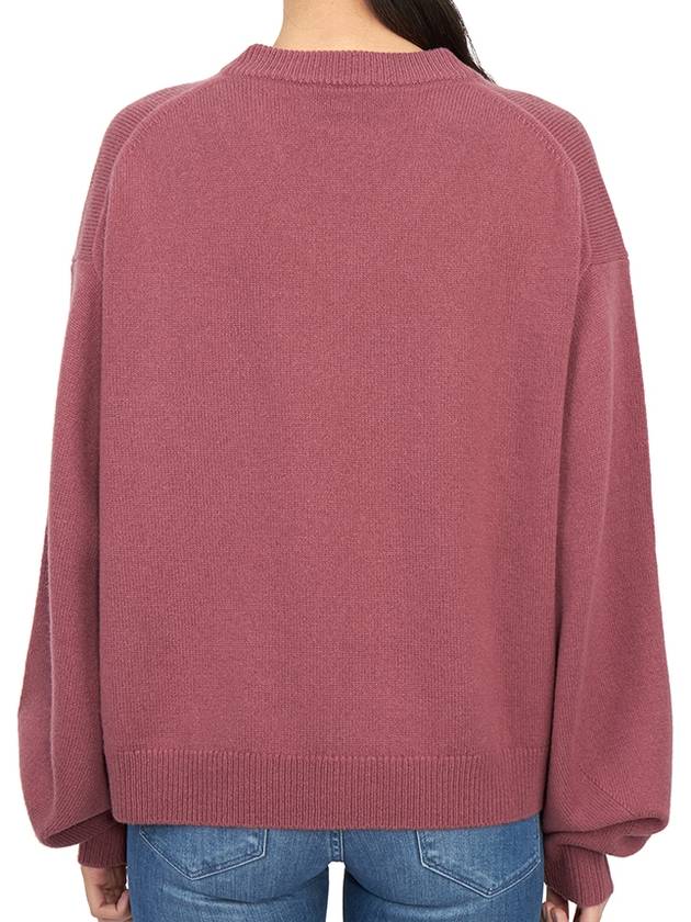 Women's Lambswool Knit Top Red - STUDIO NICHOLSON - BALAAN 5