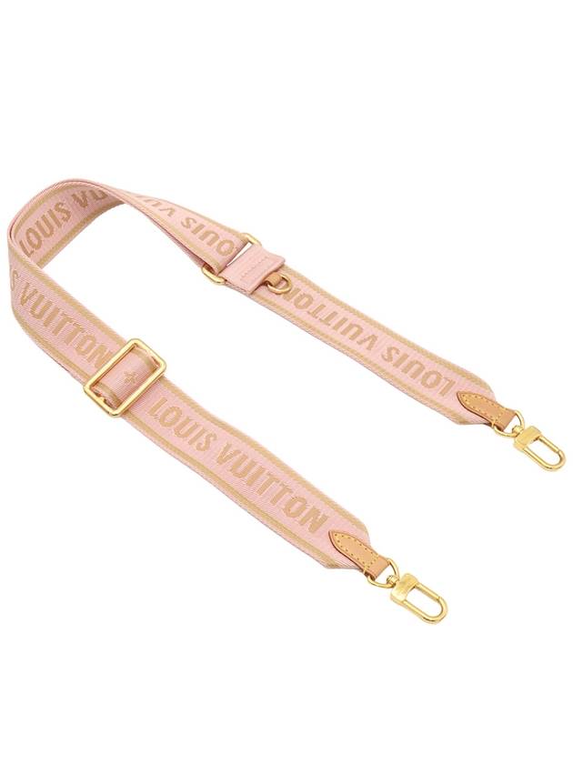 Pink jacquard bandouli re strap - LOUIS VUITTON - BALAAN 1