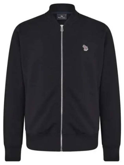 Zebra Logo Cotton Bomber Jacket Black - PAUL SMITH - BALAAN 2