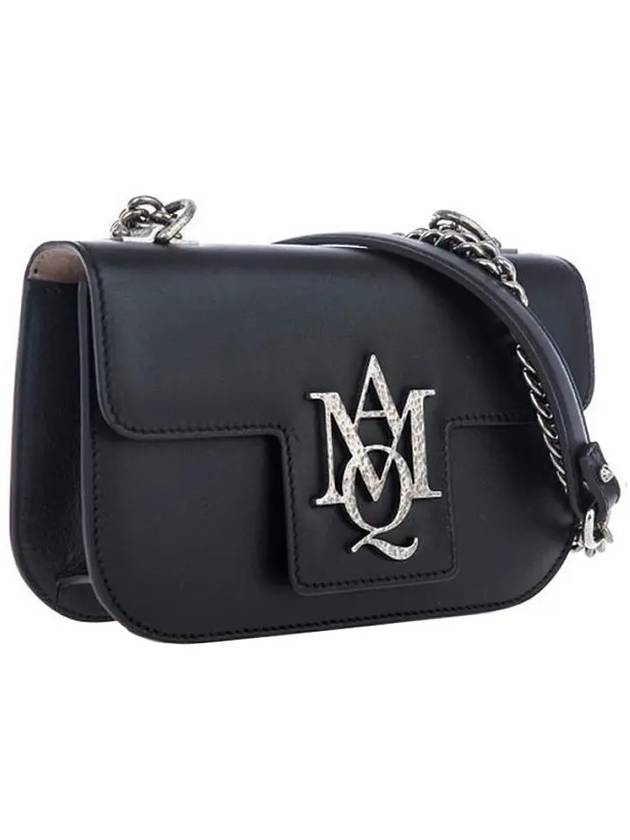 Women's Insignia Chain Shoulder Bag Black - ALEXANDER MCQUEEN - BALAAN 5