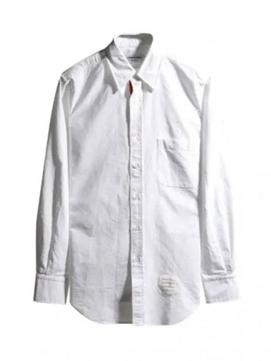 Hidden RWB trim classic oxford shirt - THOM BROWNE - BALAAN 1