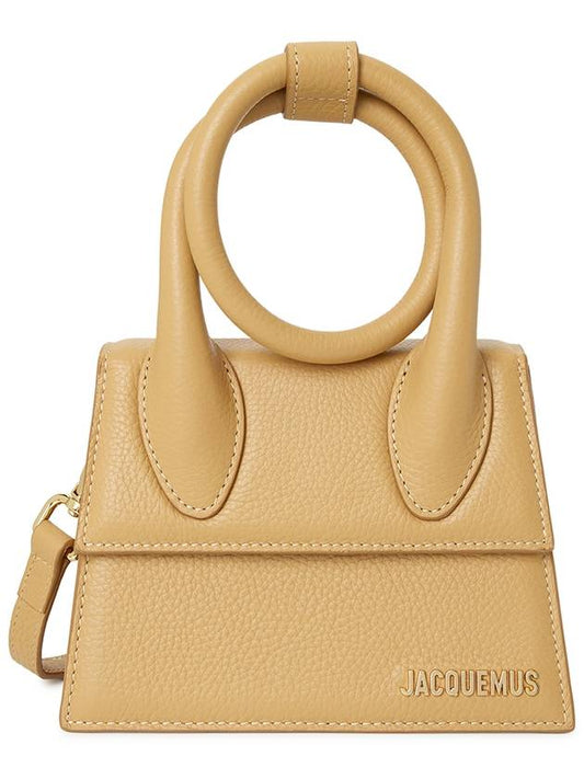 Le Chiquito Noeud Coiled Tote Bag Camel - JACQUEMUS - BALAAN 2