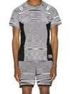 Men's Supernova Running Short Sleeve T-Shirt Grey - ADIDAS - BALAAN 3