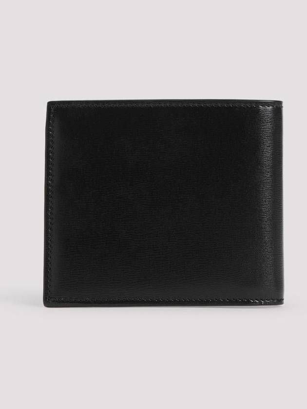 Tiny Monogram Half Wallet Black Gold - SAINT LAURENT - BALAAN 3