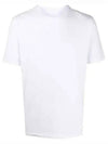 Men's Back Stitch Round Neck Short Sleeve T-Shirt White - MAISON MARGIELA - BALAAN 2