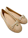 Natural Canage Raffia Ballerina Beige - DIOR - BALAAN 2