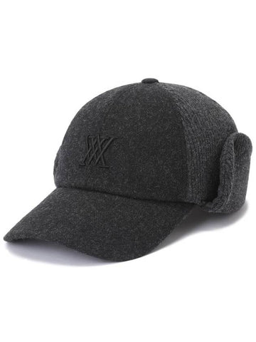 Official M WOOL KNIT BALL CAP BK - ANEWGOLF - BALAAN 1