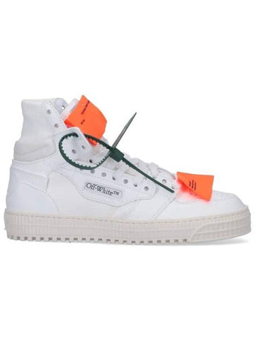 Men's Off Court Special Leather High Top Sneakers White - OFF WHITE - BALAAN 1