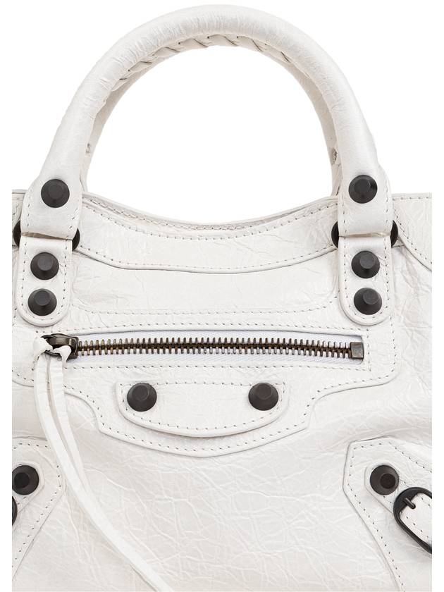 Balenciaga Shoulder Bag Le City Mini, Women's, White - BALENCIAGA - BALAAN 6