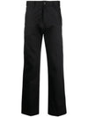Tailored Straight Pants Black - AMI - BALAAN 1