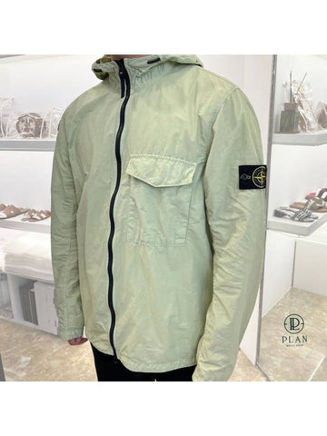 Men's Naslan Pocket Hooded Shirt Jacket 761512402 V0052 - STONE ISLAND - BALAAN 1