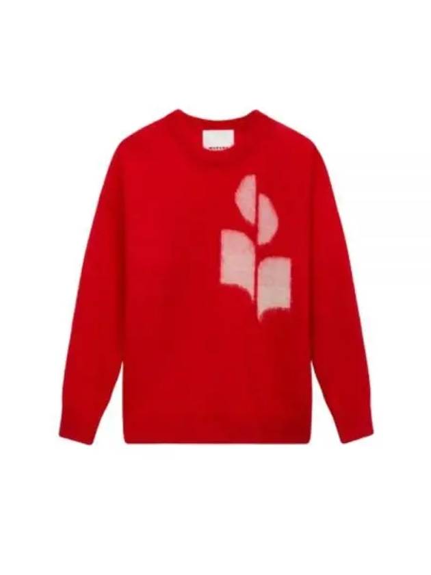 Drany Logo Mohair Knit Top Red - ISABEL MARANT - BALAAN 2