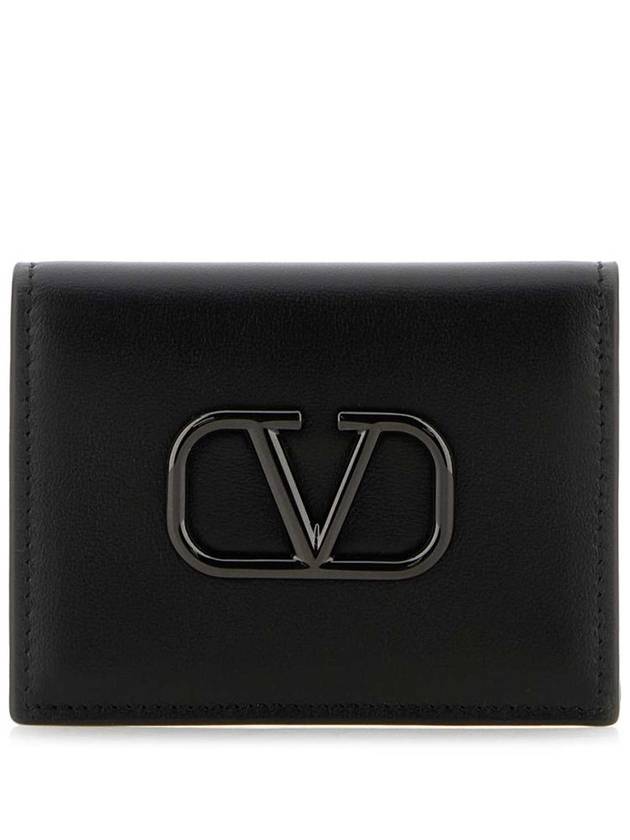 4Y2P0T39 VTQ 0NO Men s V logo card wallet - VALENTINO - BALAAN 2