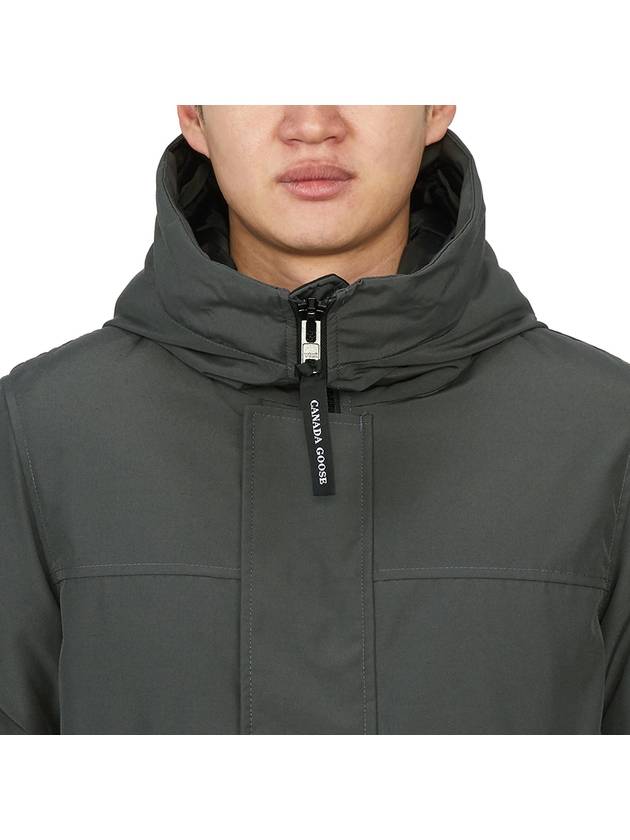 Shadow Project Langford Down Padding Parka Graphite Grey - CANADA GOOSE - BALAAN 8