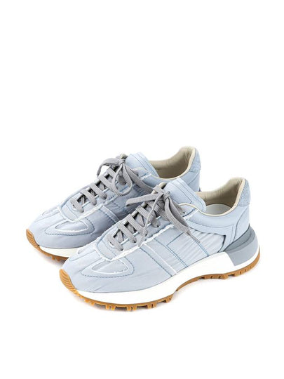 Men's Runner Evolution Low Top Sneakers Light Blue - MAISON MARGIELA - BALAAN 2