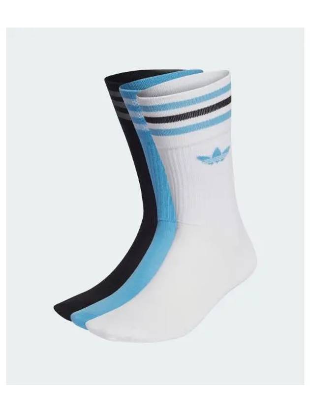 Solid Crew Socks 3 Pack Set - ADIDAS - BALAAN 2