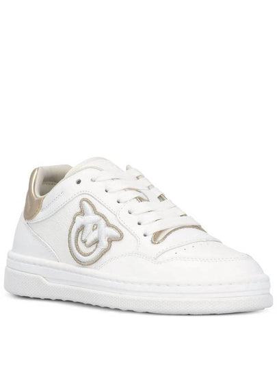 Pinko White And Gold Sneakers - PINKO - BALAAN 2