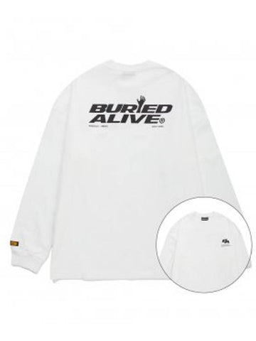 BA WIDTH NEW LOGO LONG SLEEVE WHITE - BURIED ALIVE - BALAAN 1