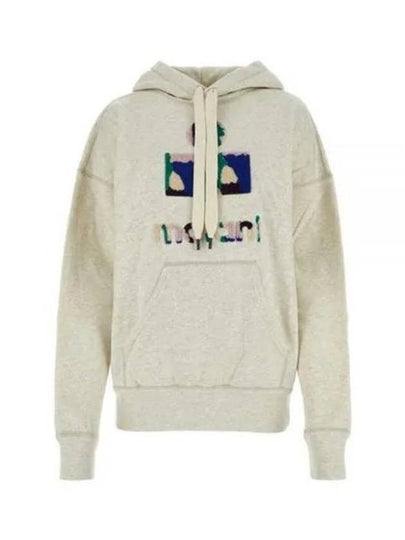 Mansell Logo Hoodie Top Ecru - ISABEL MARANT - BALAAN 2