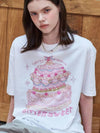 DTP Cherry Cake Short Sleeve T Shirt White - CPGN STUDIO - BALAAN 3