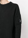 Lens Wappen Patch Knit Top Black - CP COMPANY - BALAAN 6