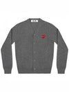 Red Heart Cardigan Dark Grey P1 AZ N008 3 - COMME DES GARCONS - BALAAN 2