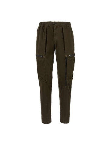 Garment Dyeing Lens Cargo Straight Pants Brown - CP COMPANY - BALAAN 1