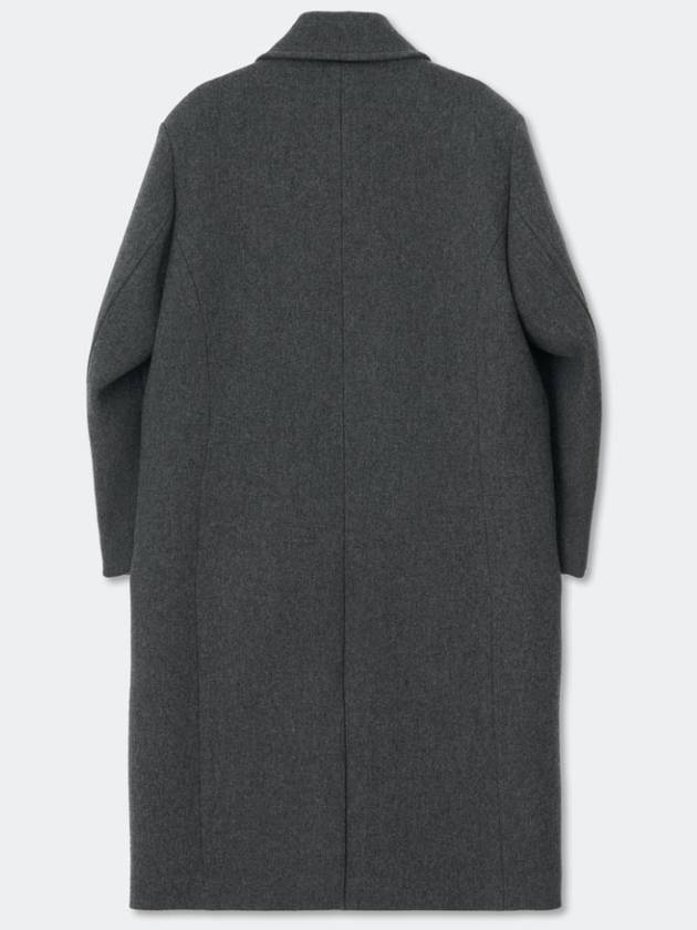 oversized out pocket felt mac coat gray - KINETO - BALAAN 4