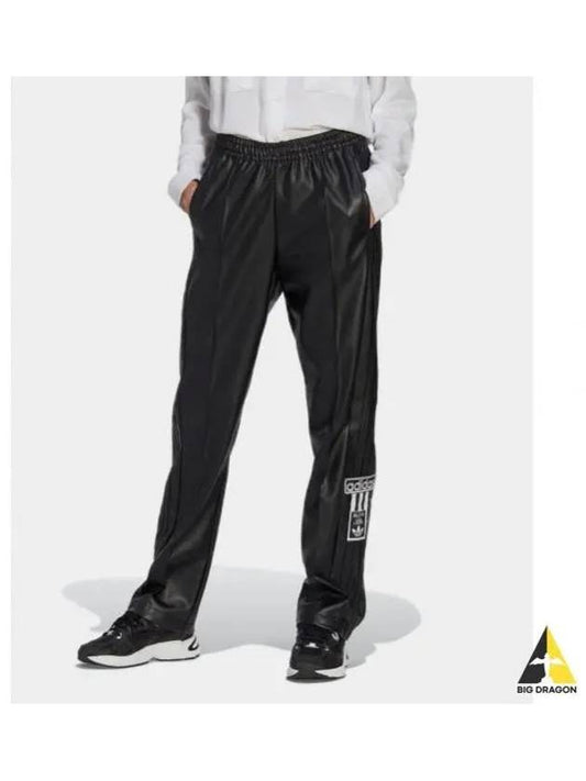 For Leather Adibreak Track Pants Black - ADIDAS - BALAAN 2