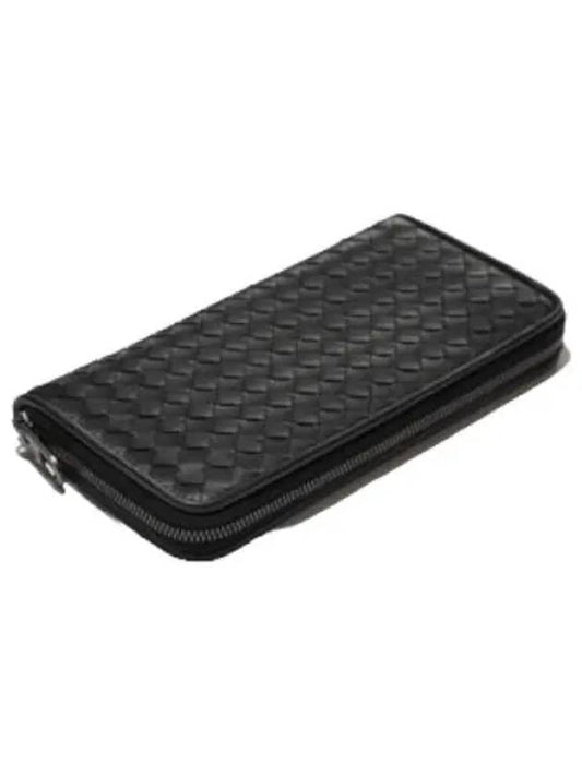 Intrecciato zipper long wallet men - BOTTEGA VENETA - BALAAN 1