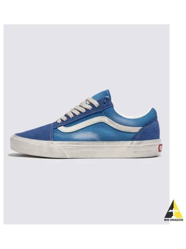 Old School Wave Washed Blue VN000CR5CJE1 - VANS - BALAAN 1