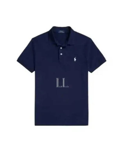 Polo Pony Motif  Polo Shirt Navy - POLO RALPH LAUREN - BALAAN 2